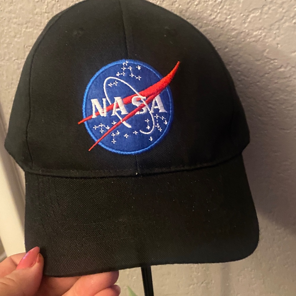 Spirit Black and Blue NASA Kids Cap